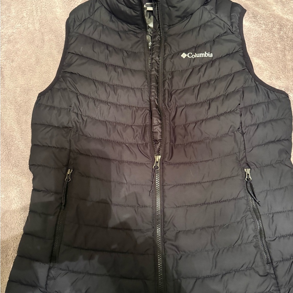 Columbia Black Quilted Vest
